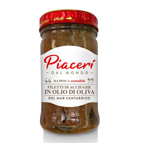 Filetti di acciughe del mar Cantabrico
