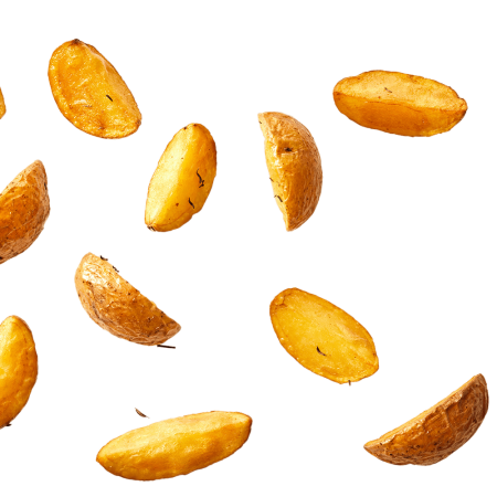 Potatoes isolated
