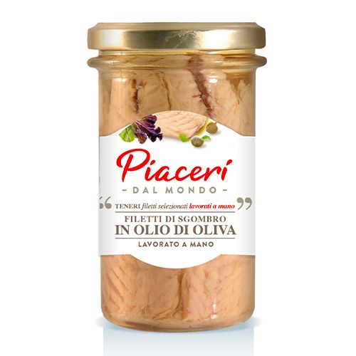Filetti di sgombro in olio di oliva