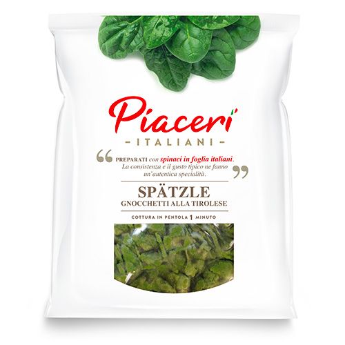 Spinach spatzle