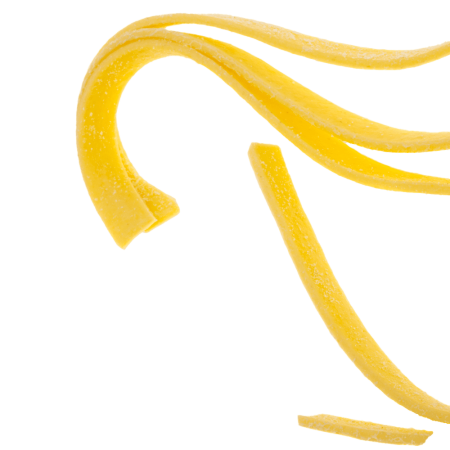 Egg pasta isolated