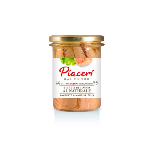 Filetti di tonno al naturale