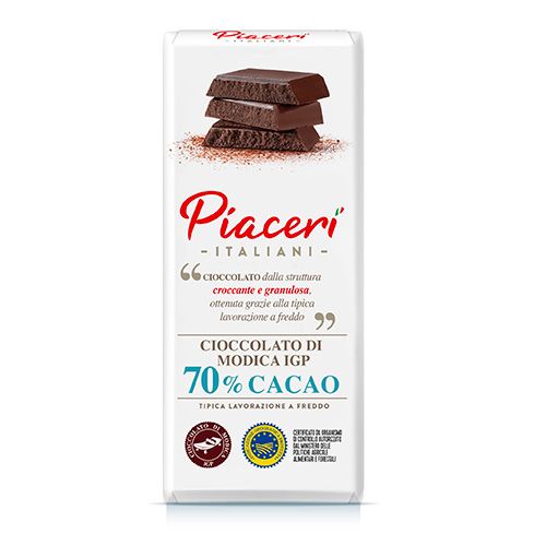 70% PGI dark chocolate from Modica