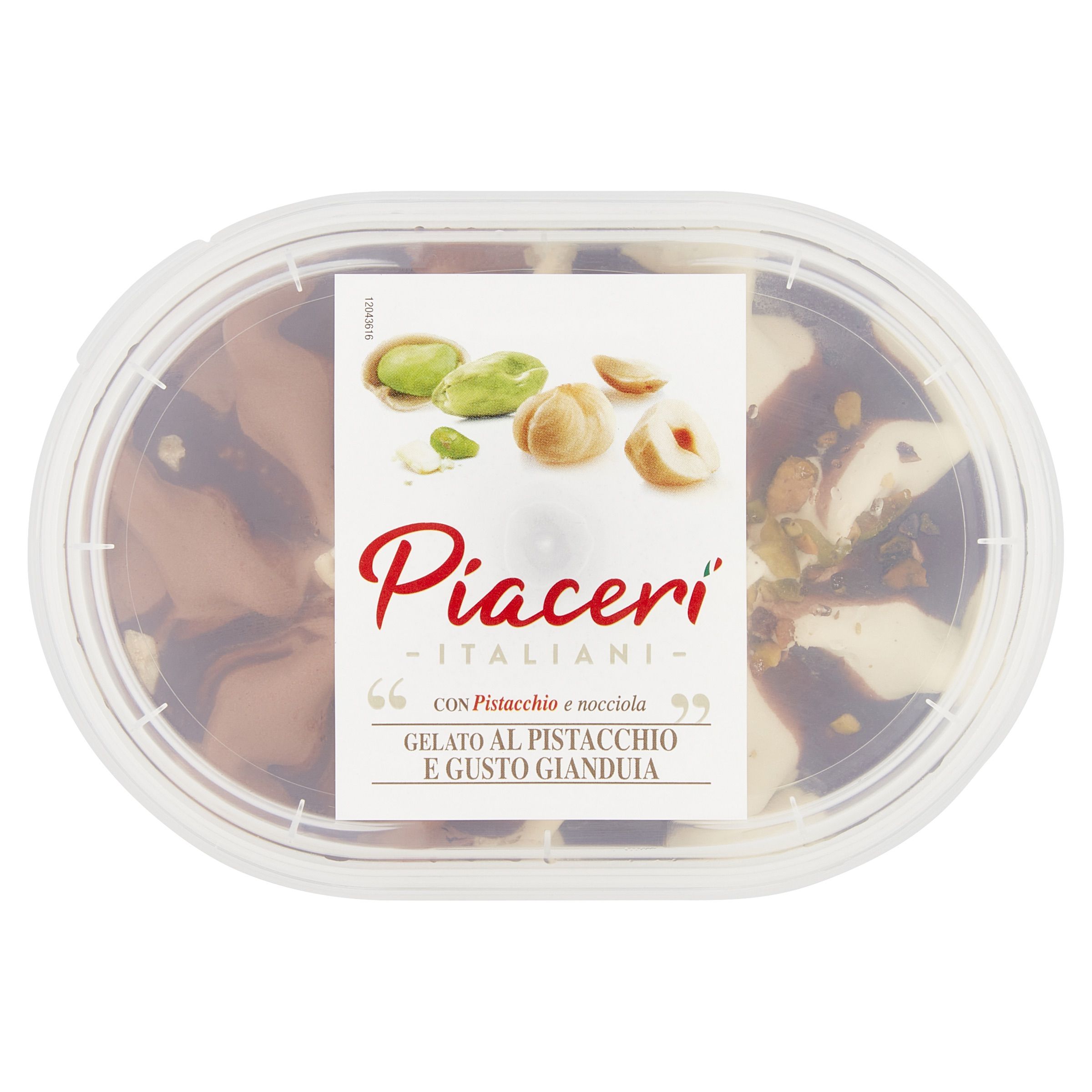 Pistacchio di Sicilia e gianduia