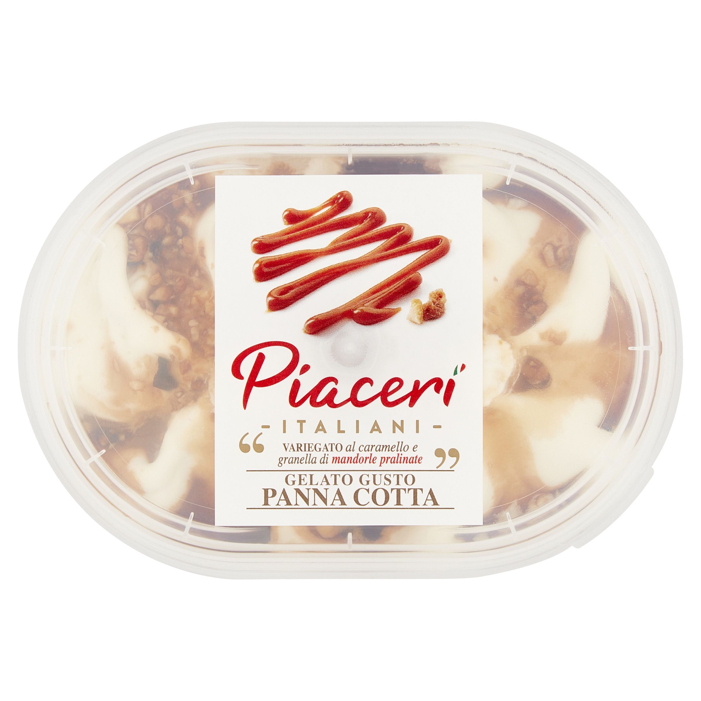 Panna cotta variegata al caramello