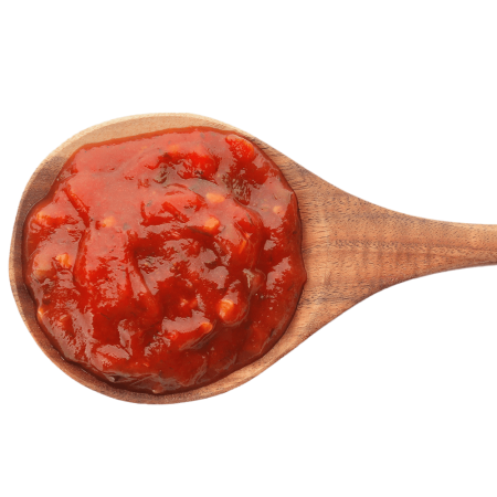 Red Sauces isolated
