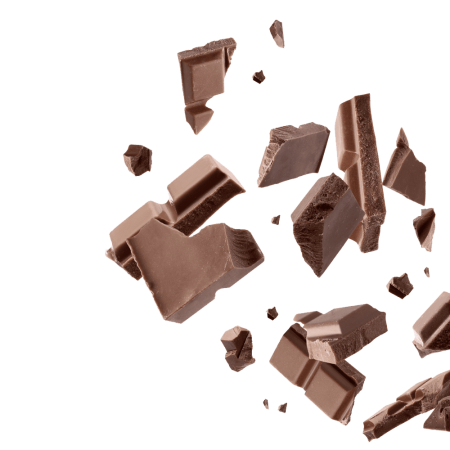 Chocolates isolated