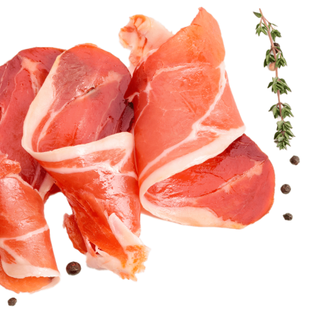 Speck and Bresaola isolated