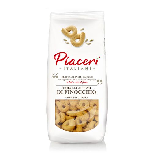 Taralli with fennel seeds