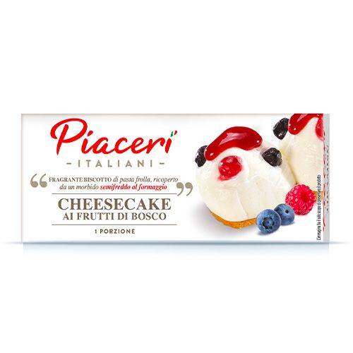 Cheesecake ai frutti di bosco monoporzione