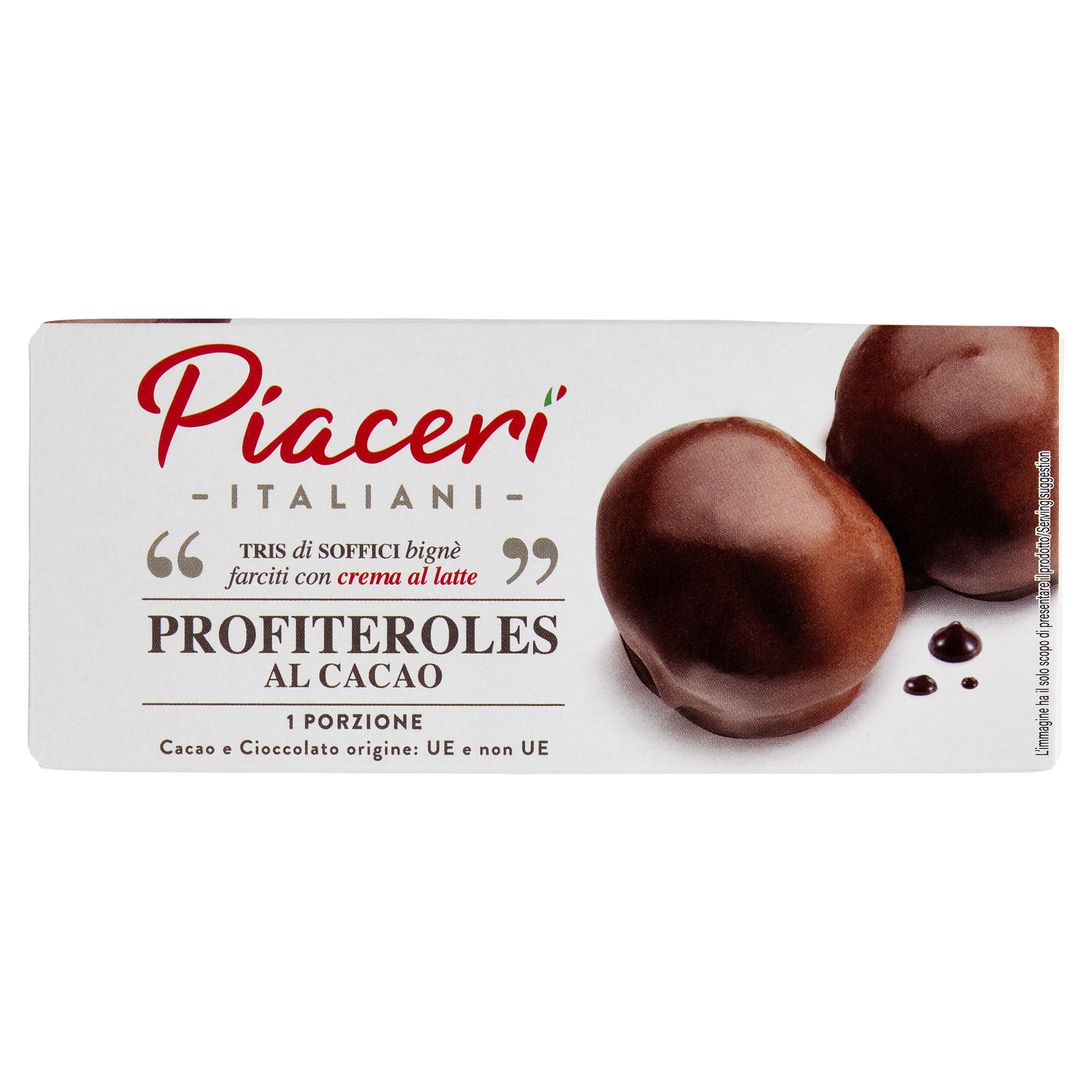 Profiteroles monoporzione