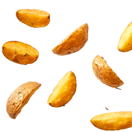 Potatoes isolated