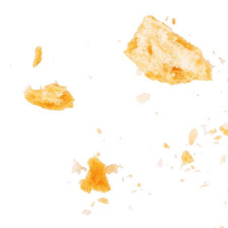 Pane Carasau isolated