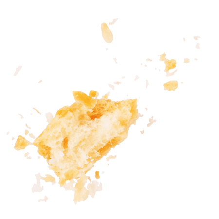 Pane Carasau isolated