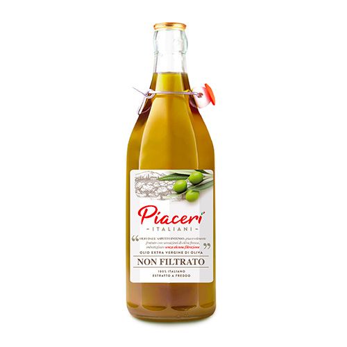 Olio extra vergine di oliva 100% italiano non filtrato