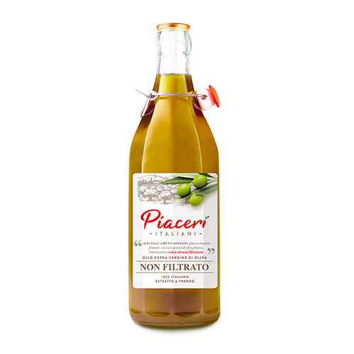 100% ltalian unfiltered extra virgin olive oil