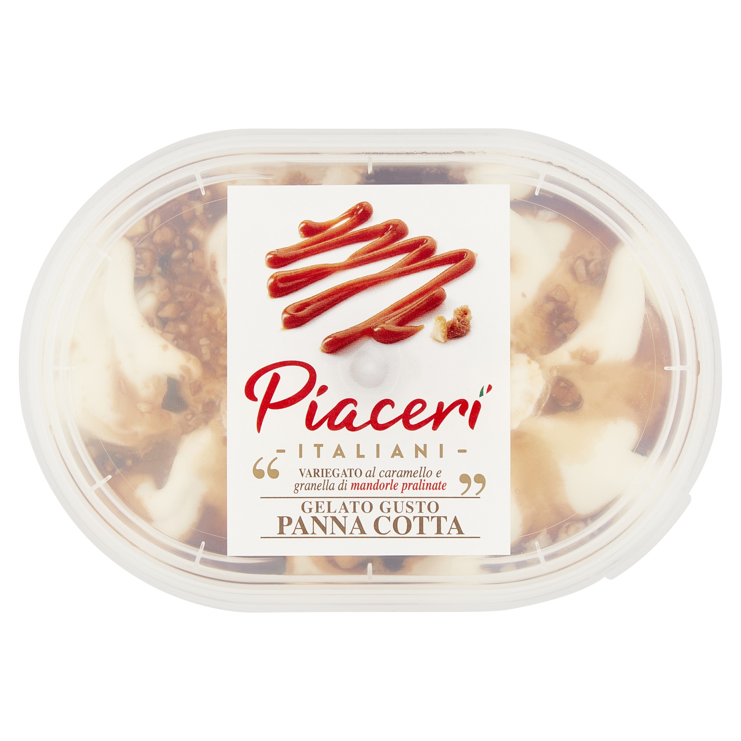 Panna cotta variegata al caramello