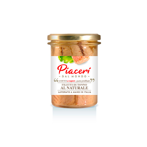 Filetti di tonno al naturale
