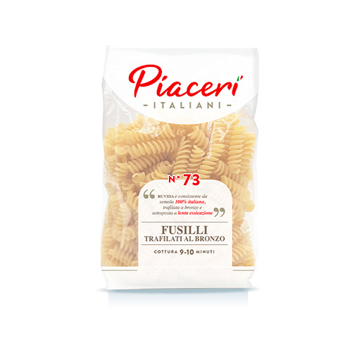 100% ltalian semolina Fusilli