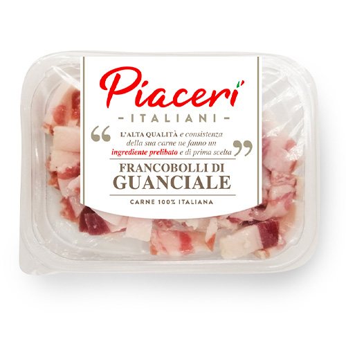 Diced pork jowl