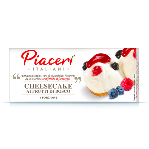 Individuai fruits of the forest Cheesecake