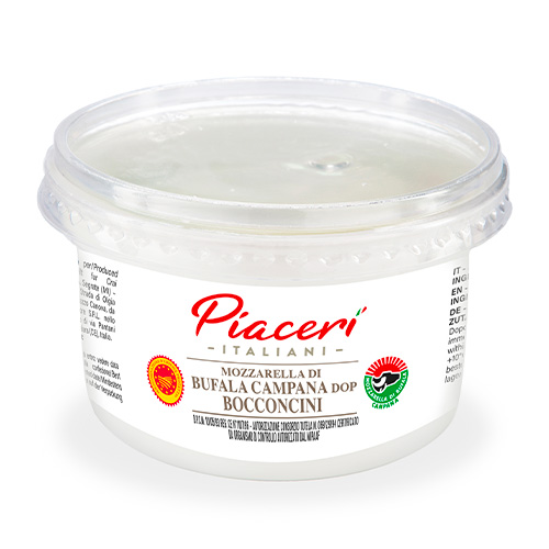 PDO buffalo mozzarella bites from Campania