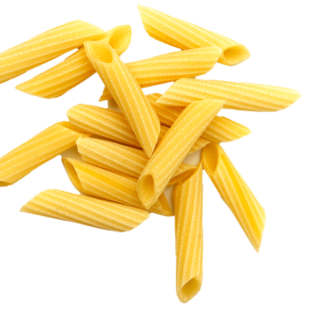Semolina pasta isolated