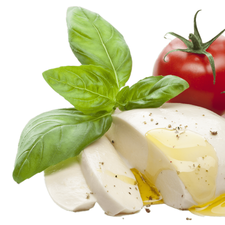 Fior di Latte Mozzarella isolated