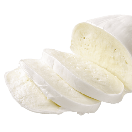 Buffalo Milk Mozzarella isolated