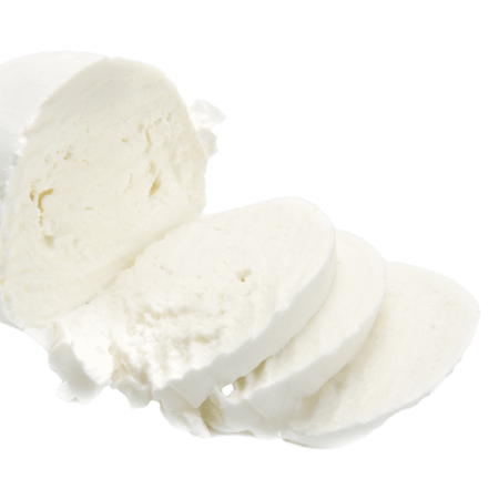 Fior di Latte Mozzarella isolated