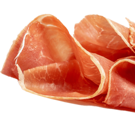 Prosciutto Crudo and Culatello isolated