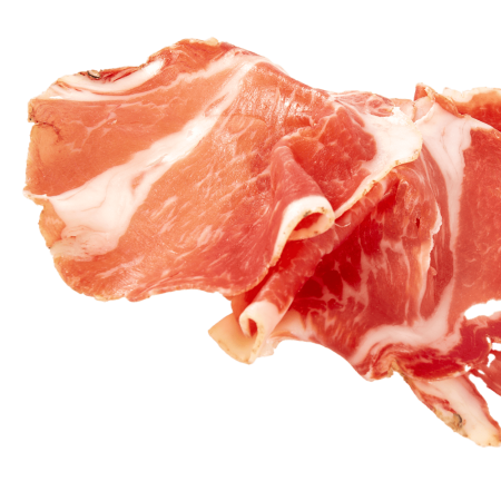 Coppa, Pancetta and Salami isolated